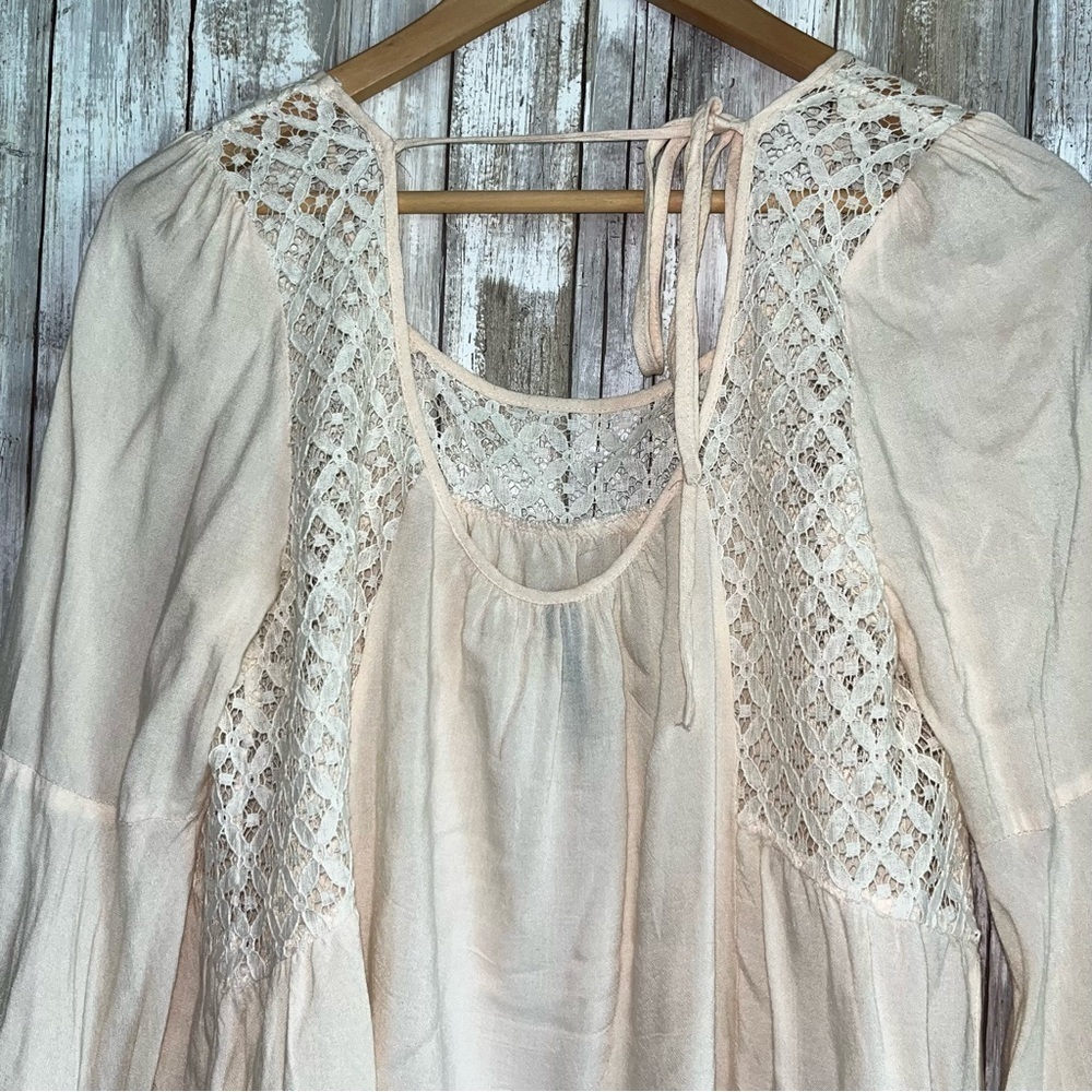 Entro Dusty Cream/Pink Blouse - Picture 5 of 6